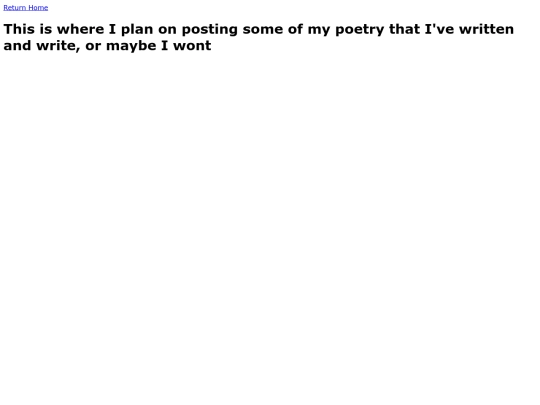 Poetry screenshot
