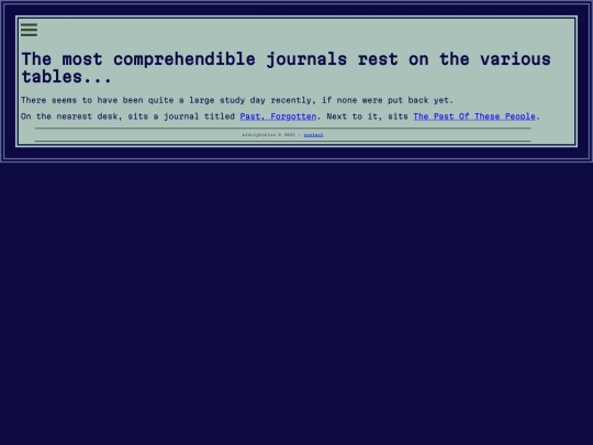 Writing/journals screenshot