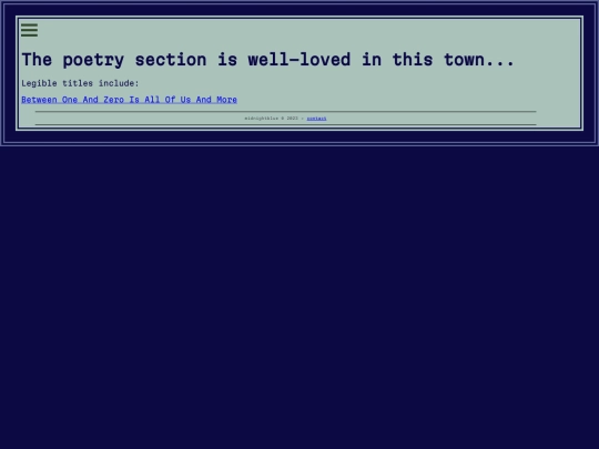 Writing/poetry screenshot
