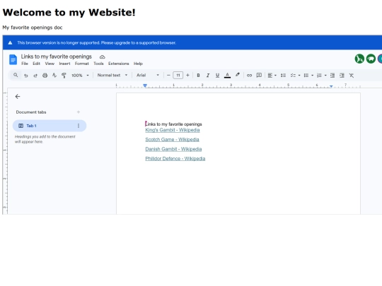 index screenshot