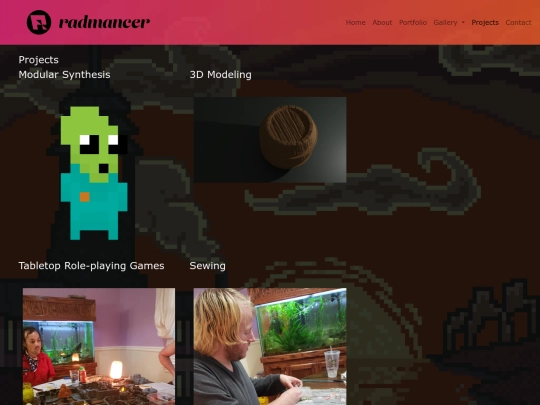 projects screenshot