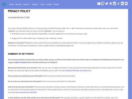 privacypolicy-appetit screenshot