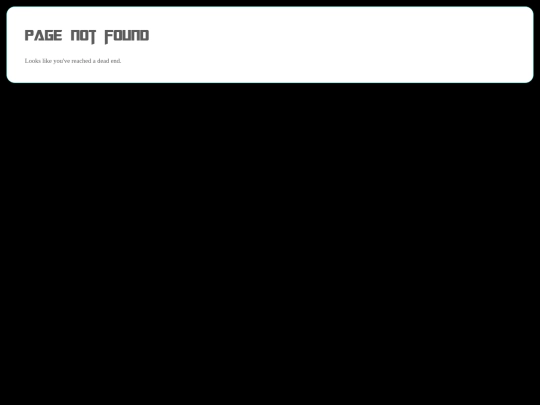 not_found screenshot