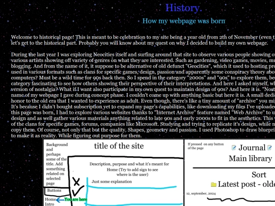 history screenshot