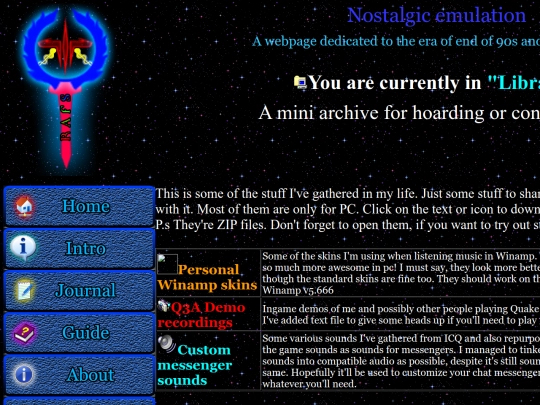 library screenshot