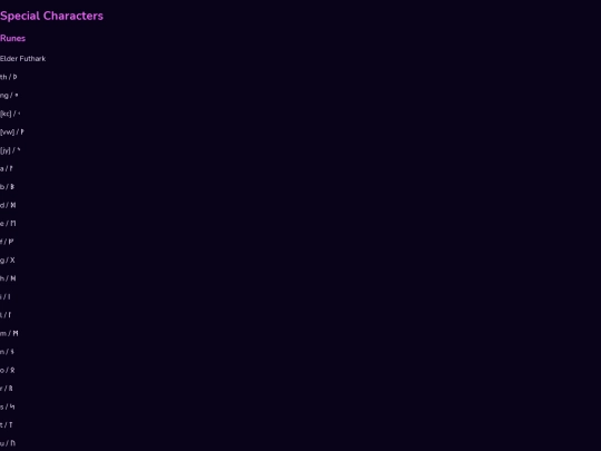 stuff/chardump screenshot