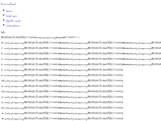 fonts/handwriting-regular_1-demo screenshot