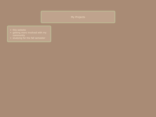 myprojects screenshot