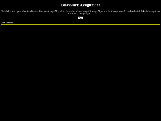 BlackJack screenshot