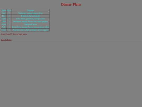 Plans screenshot