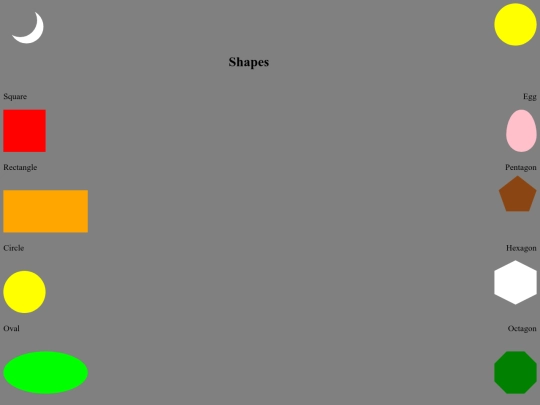 Shapes screenshot