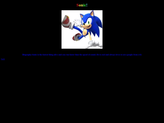 Sonic screenshot