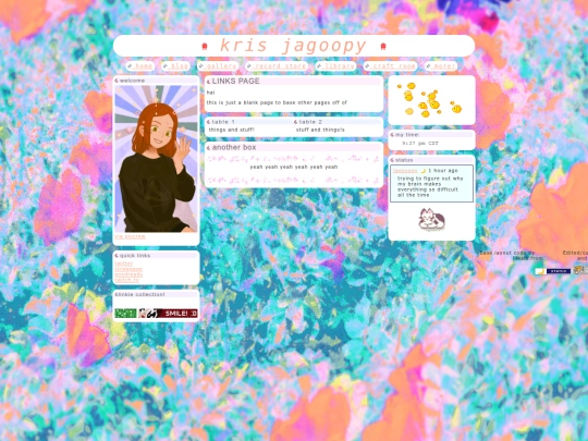 links screenshot