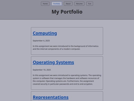 portfolio screenshot
