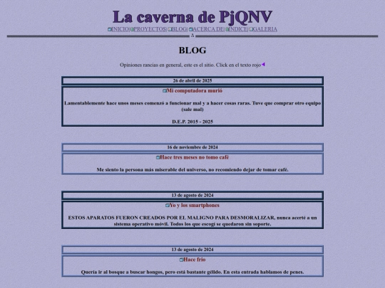 blog screenshot