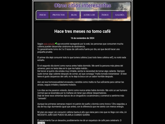 cafeina screenshot