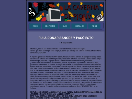 sangre screenshot