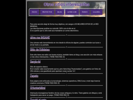 sitios screenshot