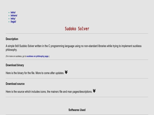 index screenshot