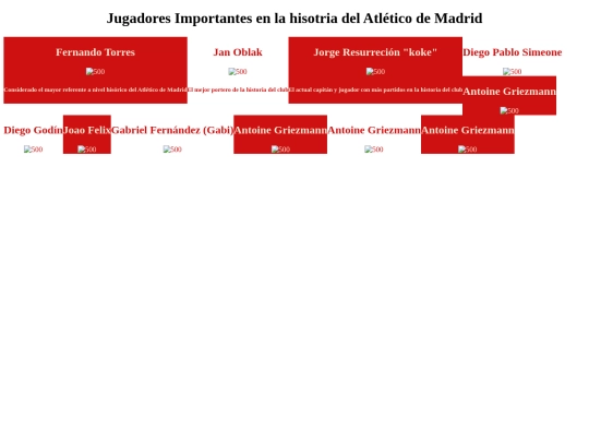 Atletico de Madrid screenshot
