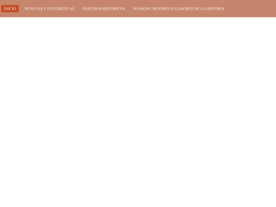 Página Estadísticas/Tododeportes screenshot