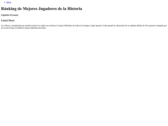 Ranking Mejores de la Historia screenshot