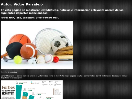 deportes screenshot
