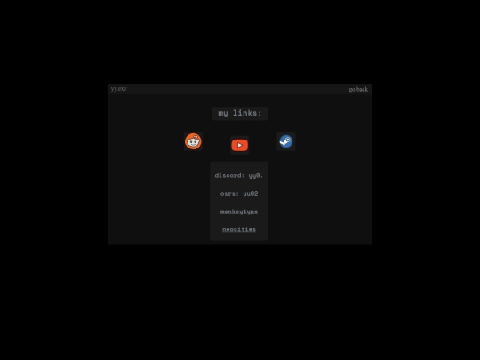 links screenshot
