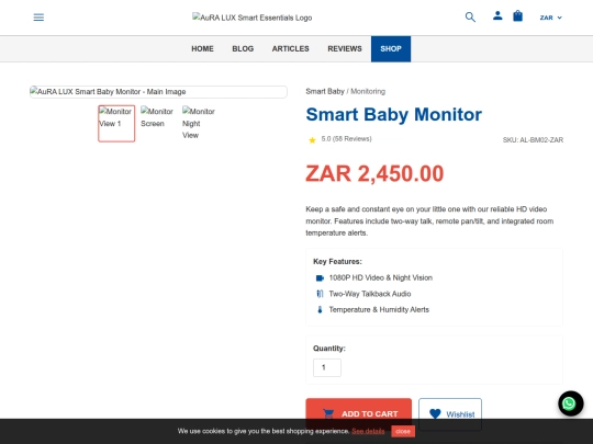 product-baby-monitor screenshot