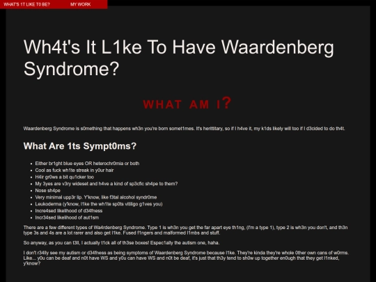 Dylan's Website/waardenberg screenshot