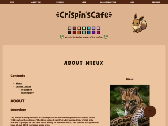 species-mieux screenshot