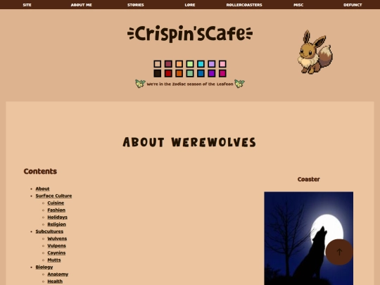 species-werewolves screenshot