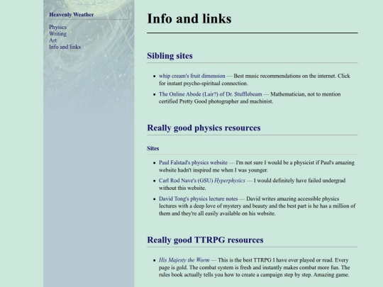 info screenshot
