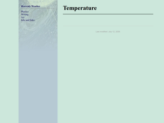 temperature screenshot