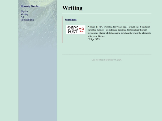 writing screenshot