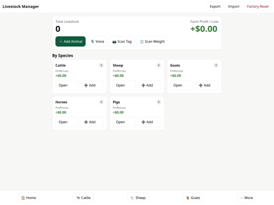 livestock screenshot