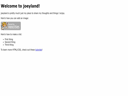 index screenshot