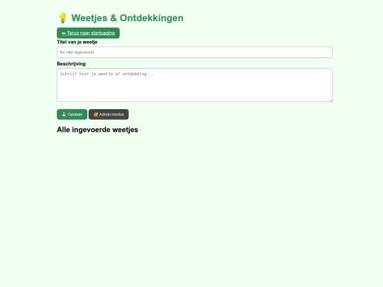 weetjes screenshot