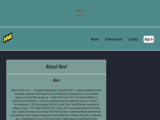 index screenshot