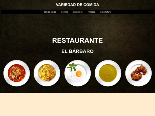 pajina-menu screenshot