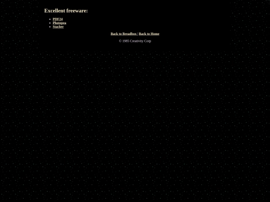 freeware screenshot