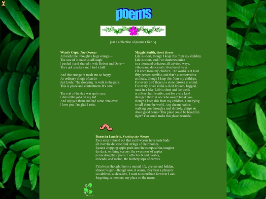poems screenshot