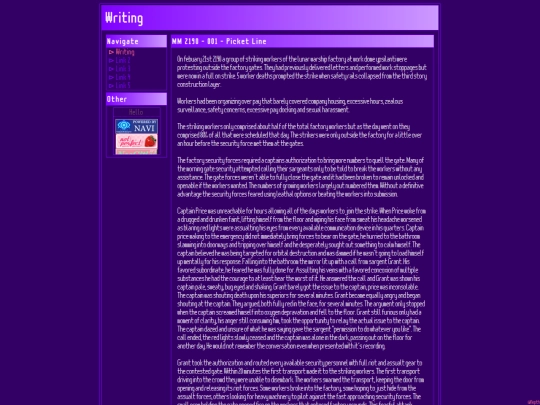 writing screenshot