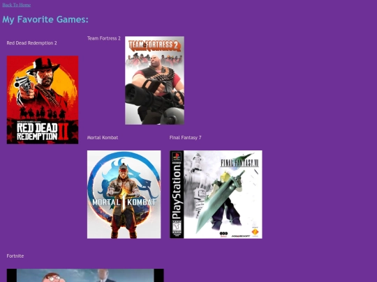 FavoriteGames screenshot