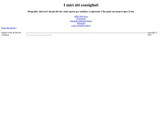 links screenshot