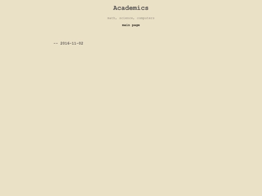 academics screenshot