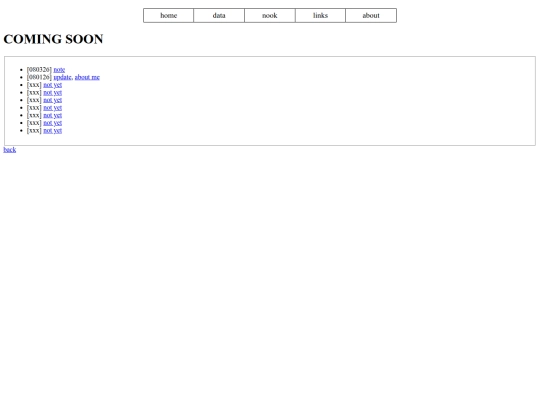 page/home screenshot