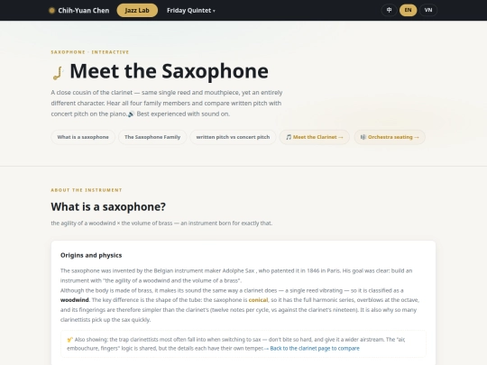 en/saxophone screenshot