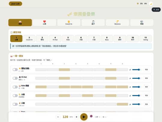 jazz-lab-bandbuilder screenshot