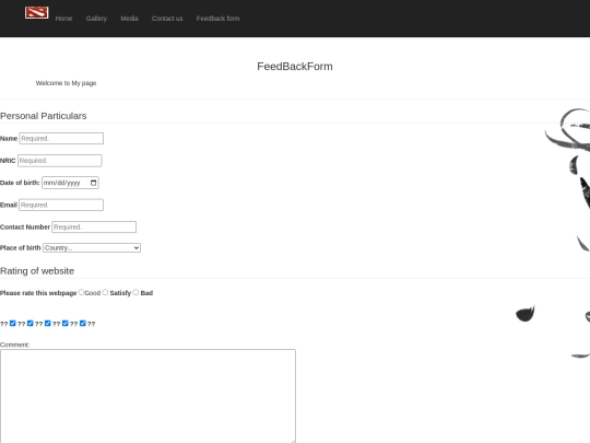form screenshot